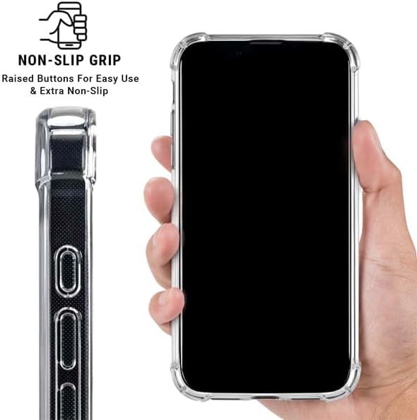 Skinit Clear Phone Case Compatible with iPhone 16e - Officially Licensed NFL Buffalo Bills Double Vision Design