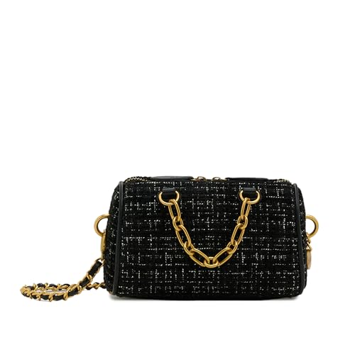 Image of Miraggio Odette Crossbody Bag For Women | Tweed Texture Sling Bags With Detachable Chain | Gift Items For Women