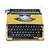 Produktbild Retro Schreibmaschine Gelb, Retro Reiseschreibmaschine Nostalgische Schreibmaschine Zum Dekorieren Von Geschenken und Schreiben Von Briefen, Karten und Mehr