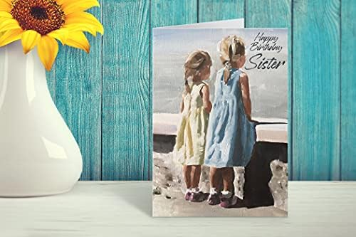 James Coates Sister Birthday Card from Sister, A5 Size