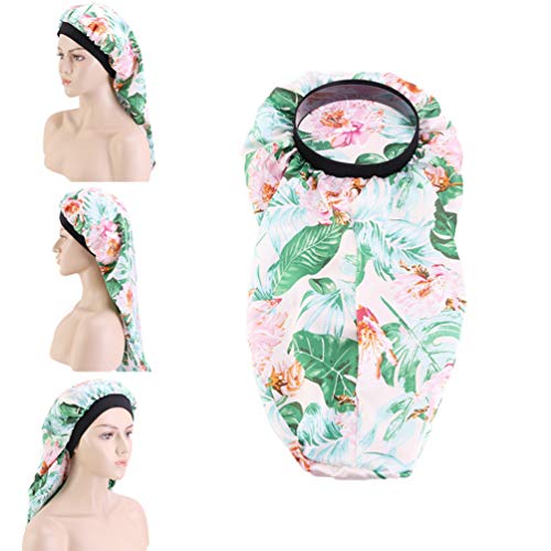 KESYOO Touca para dormir para cabelo comprido de seda, capota de cabeça noturna de cetim macio turba