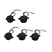 Aexit 5 Pcs Security & Surveillance DC 3-24V 85dB Continuous Sound Electronic Buzzer Alarm 23 Horns & Sirens x 10mm