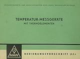  Bedienungsvorschrift Temperatur-Messgeräte mit Thermoelementen (28.8.4)