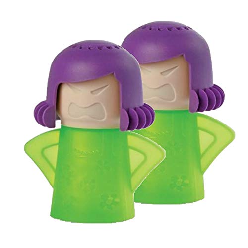 Angry Mom Microwave Cleaner - Angry Mad Creay Mama Microwave Oven Cleaner High Temperature Steam Cleaning Equipment Tool Easily Crud Steam Cleans Add Vinegar and Water for Kitchen