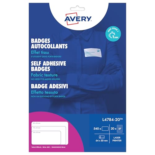 Badges autocollants textiles personnalisables pour vos réunions d'équipe et grands séminaires