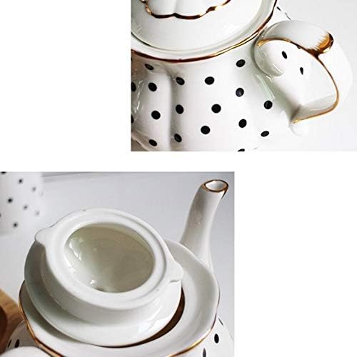 Porcelain Teapots Teapots with Lids and Porcelain Mesh Holes for Bulk Tea Leaves and Tea Bags