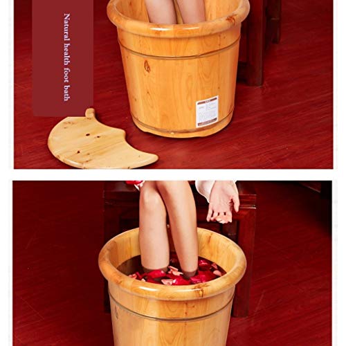 Baño de pies de madera spa bañera de pies miniatura 4