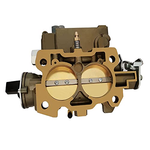 Imufer Marine Carburetor Replacement For Mercruiser 2 Barrel 3.0L 4 Cyl With A Long Linkage(Yellow) #TOP5
