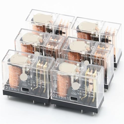 Relais G2R-1-E-24VDC de 16A avec 8 broches pour circuits imprimés électriques