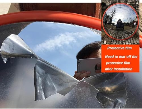 Miroir de sécurité convexe grand angle et résistant aux UV