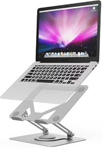 GRIFEMA Laptop Ständer Höhenverstellbar, Faltbarer Laptop Stand, bis 5 kg