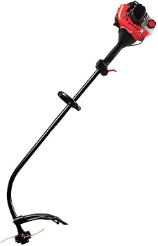 Troy-Bilt Gas String Trimmer, 25cc, 16-inch TB25CB, Red