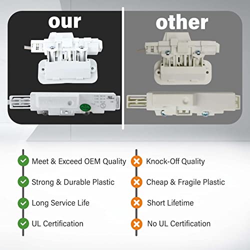 W10810403 WTW7000DW0 WTW7300DW0 WTW7500GC2 WTW8040DW4 Cabrio Washer Lid lock Replace W10861642 W10787836 Fit for Whirlpool Cabrio, Kenmore Series 600 700, maytag Bravos XL Washers 10-Year Warranty - Thumbnail 2