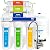 Express Water RODI10D Reverse Osmosis Deionization Water Filtration System – 6 Stage RO Water Filter with Faucet and Tank – Under Sink Water Filter – 100 GPD