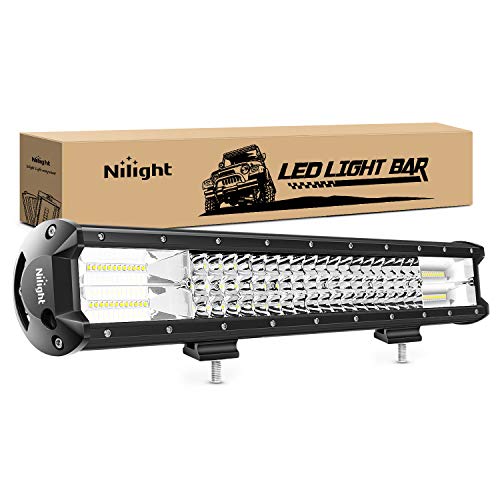 Nilight - 18004C-A LED Light Bar 20Inch 288w Triple Row Flood Spot Combo 28800LM Led Bar Driving Lights Boat Lights Led Off Road Lights for Trucks, 2 Years Warranty by Nilight - Used condition - US$21.99