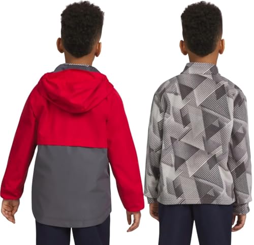 Image of Eddie Bauer Youth Lone Peak 3 in 1 Jacket (US, Alpha, Medium, Regular, Iron Gate)