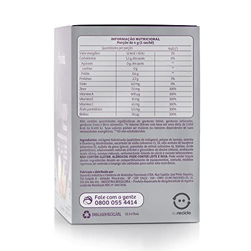Colágeno Verisol Hidrolisado - 30 Sticke de 4G Frutas Amarelas - Sanavita, Sanavita, 30 Sticke de 4G