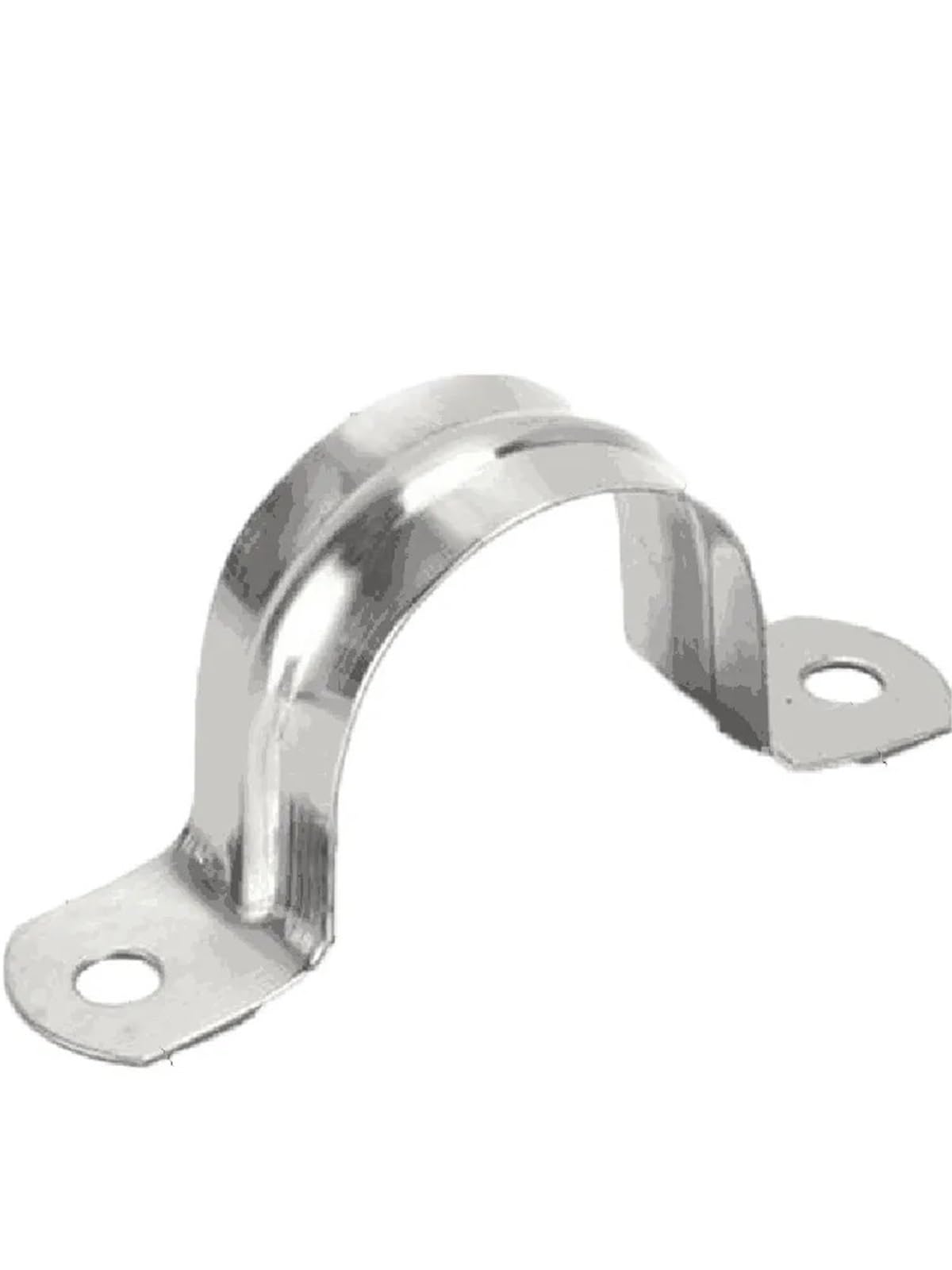 Lztdsbx One Color Stainless Steel Conduit Clamps 120Pcs Stainless Steel U-Shaped Buckle Card Saddle Fixed Water Pipe Clamp(12Mm)
