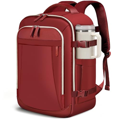 TILYMOL Travel Backpack for Women - 15.6 inch Laptop Backpack Airplane Flight Approved Large Carry On Anti-theft Bag for Travel Work Business Weekender