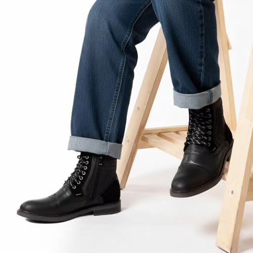 Image of Arkbird Mens Chelsea Boots, Stylish and Comfort Leather Chukka Ankle Boots with Zipper