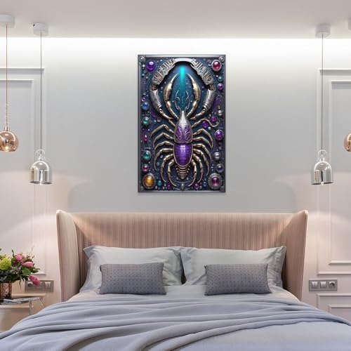 Tableau Steampunk Scorpion salon impression d'art moderne chambre déco 40x60
