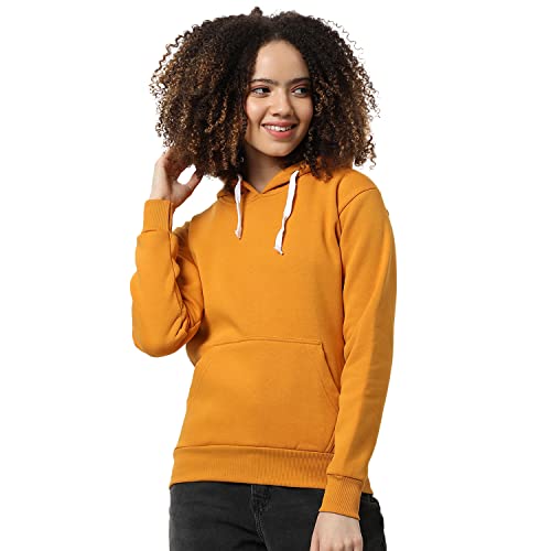 Image of Campus Sutra Women cotton Premium Zipper Hoodie-Grey