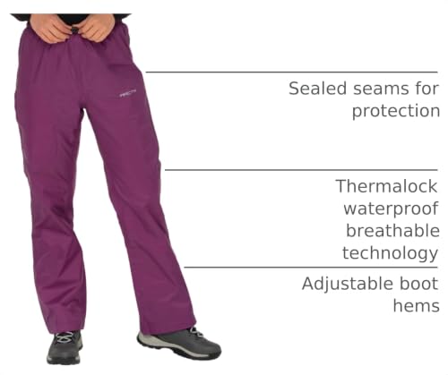 Arctix Women's River Rain Pant, Plum, Small Tall by Arctix - Used condition - Image 4