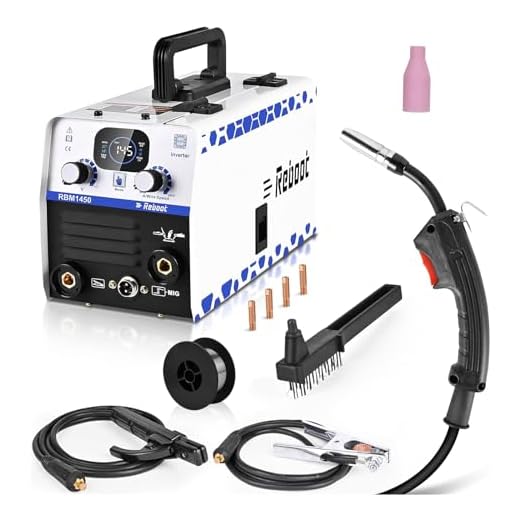 145A Gasless MIG Welder for All Metals