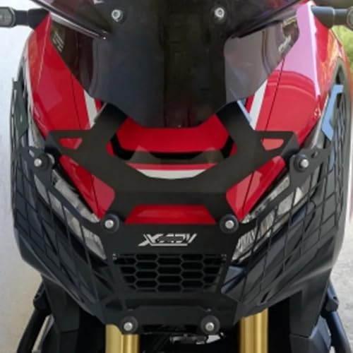 Cache phare XADV750 évitant les bris d'optique pour grille moto - 4