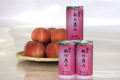 Amazon.co.jp: JA全農福島 福島桃の恵み 190gx30本 | ジュース, 福島