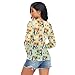 Cartoon Penguin Sunflower See Through Tops for Women Mesh Sheer Tops Long Sleeve Women Blouse Handle Zipper Beach Camping Swimming Pool Size XL