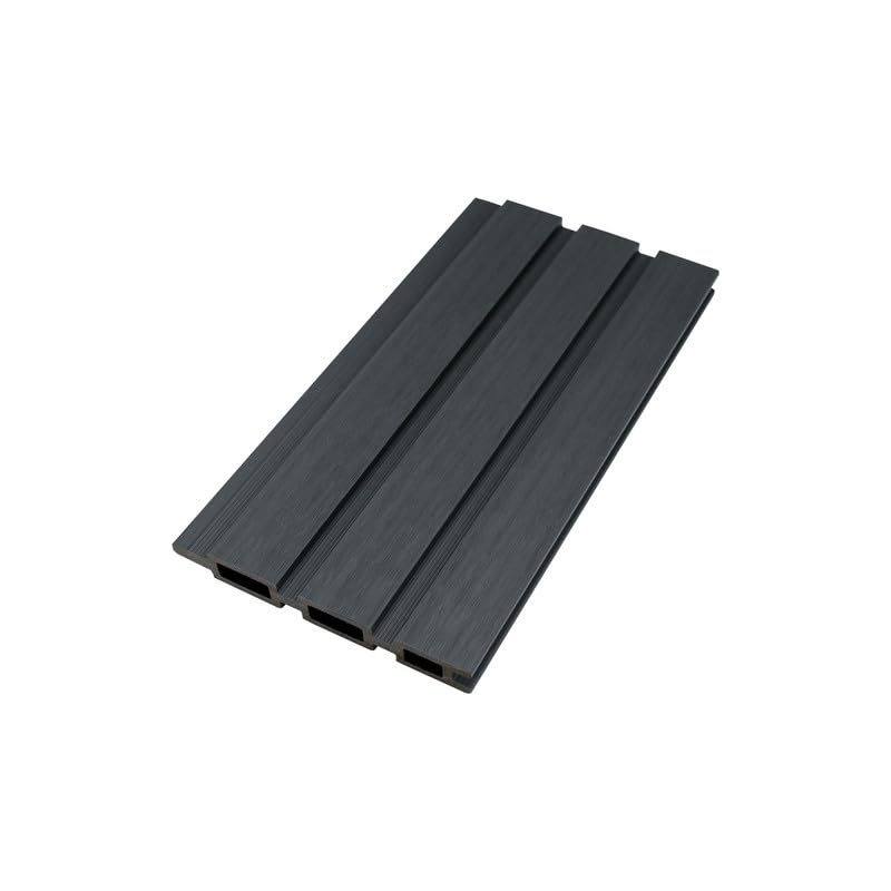 Tuda Grass Direct Co-Extrusion Composite Tongue & Groove Slatted Fencing Boards - 16cm x 1.83m - Light Grey