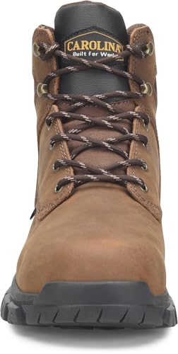 Carolina Gruntz Men’s 6” Internal Met Guard Steel Toe Boot, Durable Tramper Potting Soil Leather, Slip-Resistant Outsole4