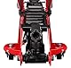SIXTOL SX Jack 2,5T 360 | Niedrigprofil-Hydraulikwagenheber | 2,5 Tonnen | 360° drehbare Stange | Sportwagen | Kompakt | Stahlkonstruktion, Rot