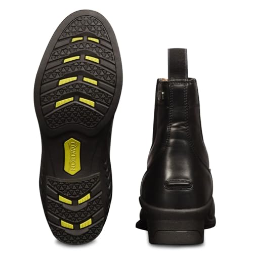 Ovation Kids' Quantum Zip Paddock Boots - Classic Style Lightweight Horse Riding Equestrian Footwear w/Front Zip, Unisex Fit - Image 7