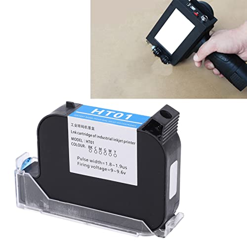 Image of Fafeicy 42ML Handheld Printer Ink Cartridge Rapid Drying Inkjet Printer Cartridge Replacement 12.7mm (Green, Compatible with SC12, SC12T, CP12, CP12W, SC12KJ)