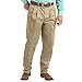 Wrangler mens Pleated Front Casual Pants, Khaki, 36W x 32L US