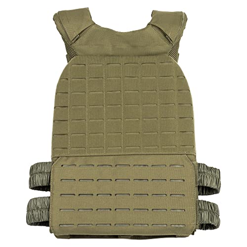 Wolf Tactical Adjustable Weighted Vest (OD Green, 14–42 lb) — view 2