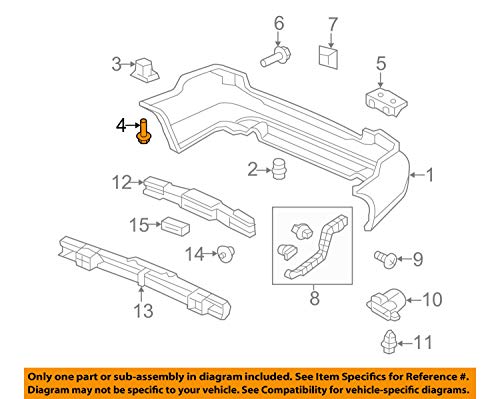 Tornillo roscar Honda Accord repuesto de carrocería y motor código 90114-se0-000