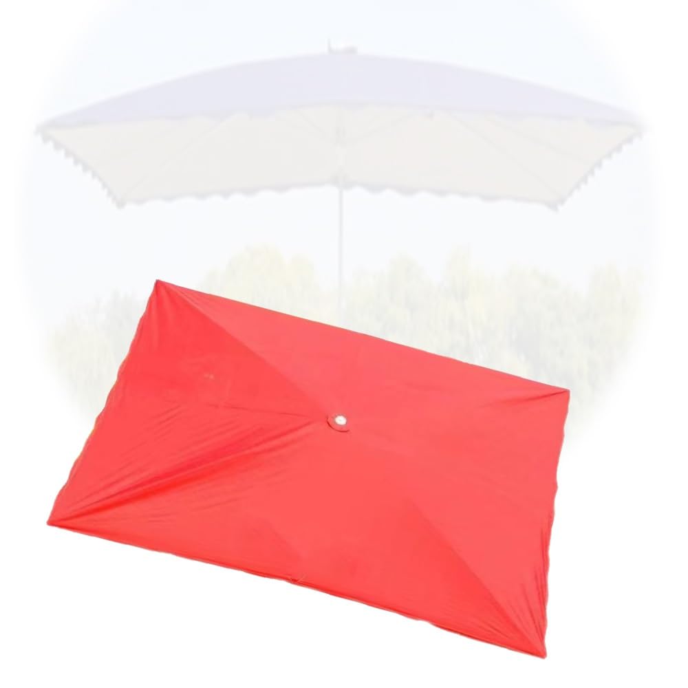ksxnkhk Rectangular Replacement Canopy for Cantilever Parasol Awning 300x200cm/10'x6.5' Garden - 6 Ribs
