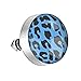 Produktbild Piercingfaktor Dermal Anchor Piercing Skin Diver Anker Aufsatz Kugel Aufsatzkugel Ball Flach Stecker mit Leo Leopard Tiger Motiv Silber Türkis