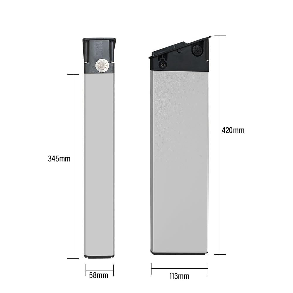 Batteria di Ricambio per Biciclette Elettriche Pieghevoli 52V/48V 17,5Ah/15Ah/13Ah, Compatibile con Engwe Engine X, Engwe EP-2 Pro e MATE X, Ioni di Litio con BMS 30A