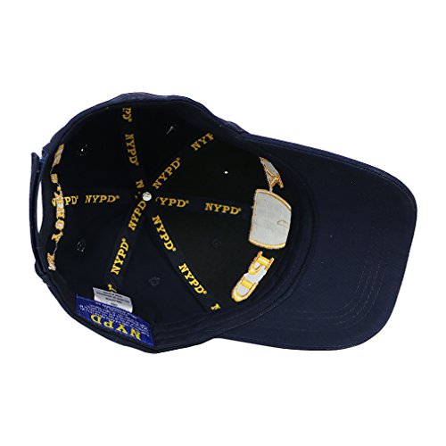 Official Nypd Hat/Baseball Cap, Navy Blue Police Department Nypd With Adjustable Velcro Strap #TOP3