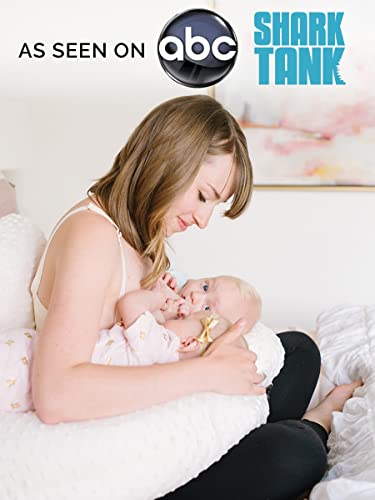 Twin Z Pillow Navy - 6 uses in 1 Twin Nursing Pillow ! Breastfeeding, Bottlefeeding, Tummy Time, Reflux, Support and Pregnancy Pillow!