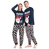 Tphon Family Matching Christmas Pajamas for Women Men Kids Holiday Pajamas Set 2 Piece Long Sleeve Pj Set Festival Party