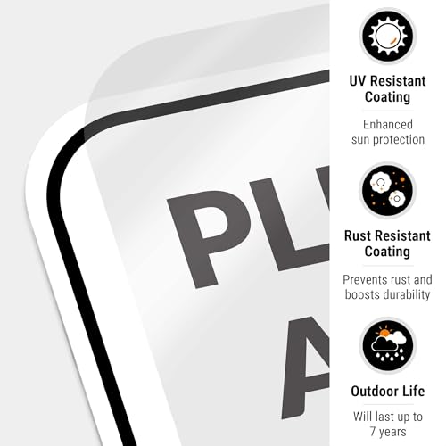 Image of Package Delivery Sign, Delivery Instructions Deliver All Package Garage Porch Sign, 12x18 Inches, Rust Free .063 Aluminum, Fade Resistant, Made in USA