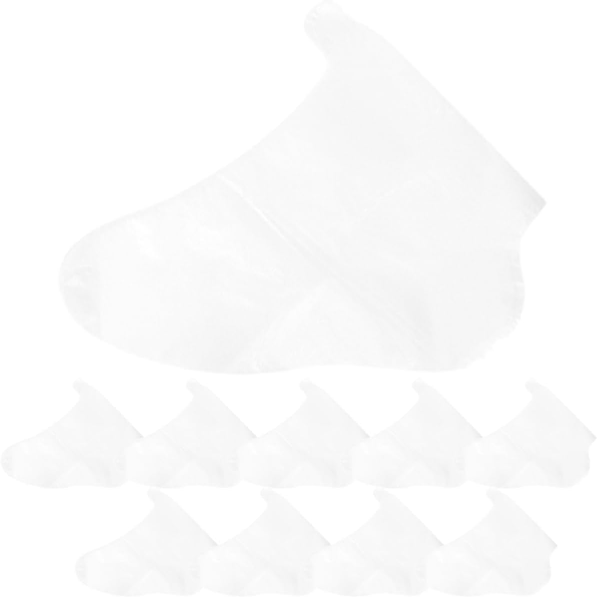 100pcs Disposable Foot Sleeves Foot Protectors for Skating Sports Shoe Fitting Comfortable Covers for Adults and Boys and Girls Care