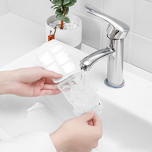 4PS Travel Pill Organizer with 164 Slice Labels,10 Compartments Travel Pill Box Portable Folding Small Pill Case Daily Pill Container Used for Carry Storage Medicine Organizer by M MUchengbao - Image 6