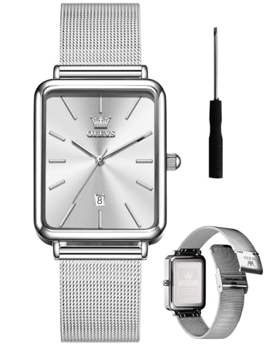Image of OLEVS Watch for Women Analog Quartz Original Womens Watch Fashion Ultra Thin Minimalist Silicone Strap Waterproof Slim Watches for Ladies