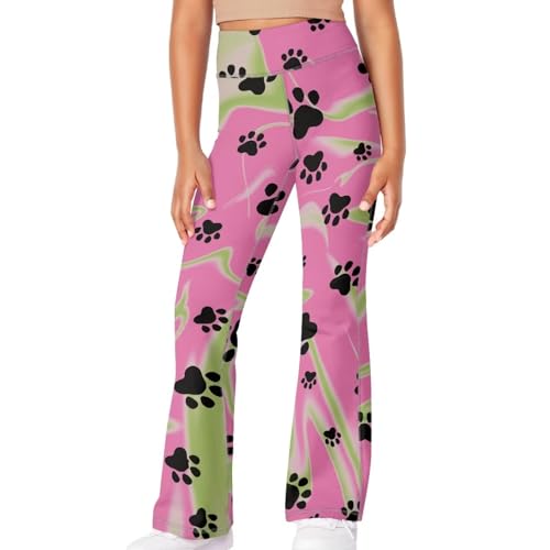 Hawapod Girls Bell Bottoms Fit High Waisted Butt Lift Yoga Pants Flare Comfortable Stylish Yoga Dance Flare Leggings Pants3